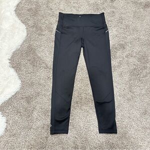 Athleta Fleece Lined Running Leggings Size Large
